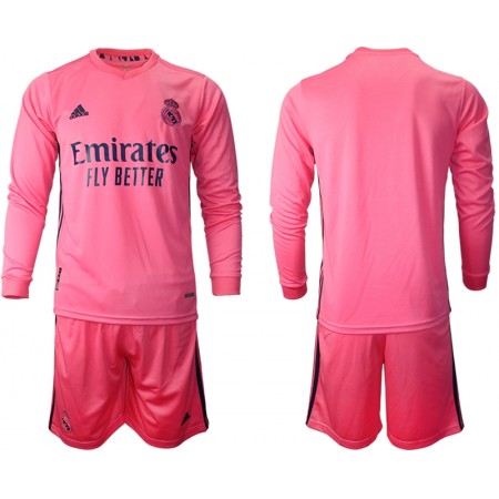 Billiga Fotbollströjor Real Madrid Barn Borta tröja 2020/21 Långärmad